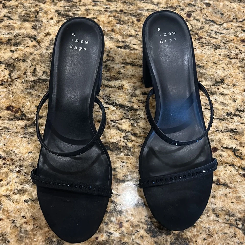 A New Day open toe, block heel sandal, size 10, NWOT | offer in description